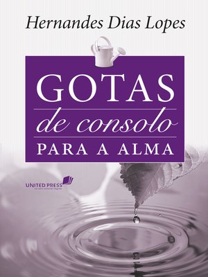 cover image of Gotas de consolo para a alma